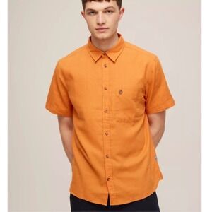 Fjallraven Ovik Travel Shirt Orange Medium